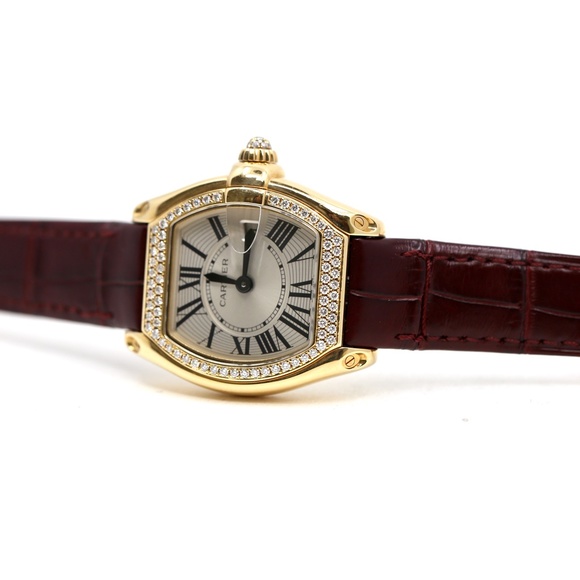 Cartier Roadster 18k Gold & Diamonds Watch - Picture 7 of 16